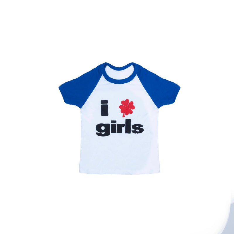 I HEART GIRLS BABY TEE